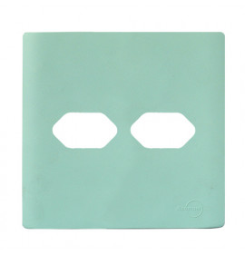 Placa 4x4 2 Tomadas - Novara Siciliano